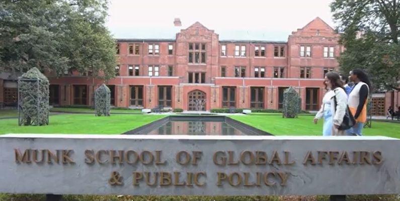 [토론토 대학교 멍크 스쿨(Munk School). Youtube @Munk School of Global Affairs &amp; Public Policy 캡처]