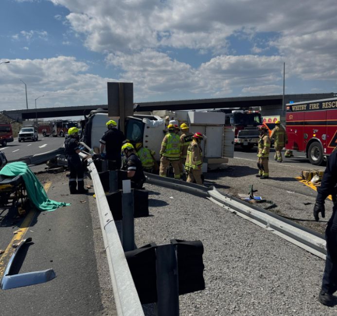 [온타리오 주립경찰 고속도로 안전부문 X 계정 캡처]