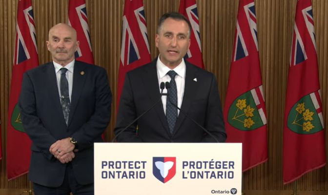 [트레버 존스 온타리오 농식품부 장관. Youtube @Government of Ontario Announcements캡처]