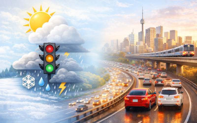 [날씨] 오늘 토론토 오전 눈 소식